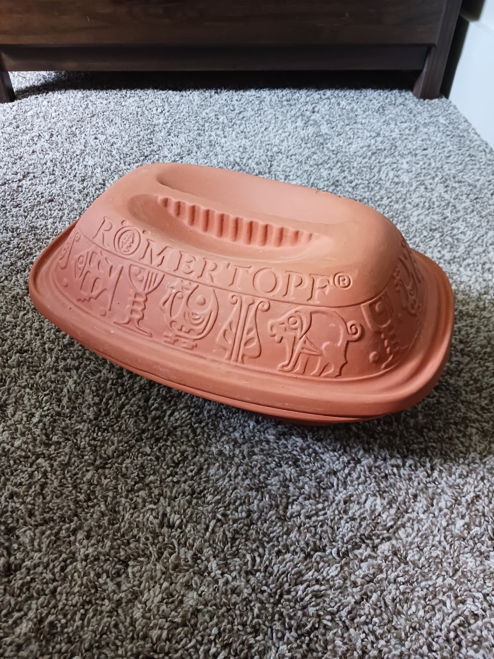 Romertopf Terracotta Clay Baker 1.6 Quart